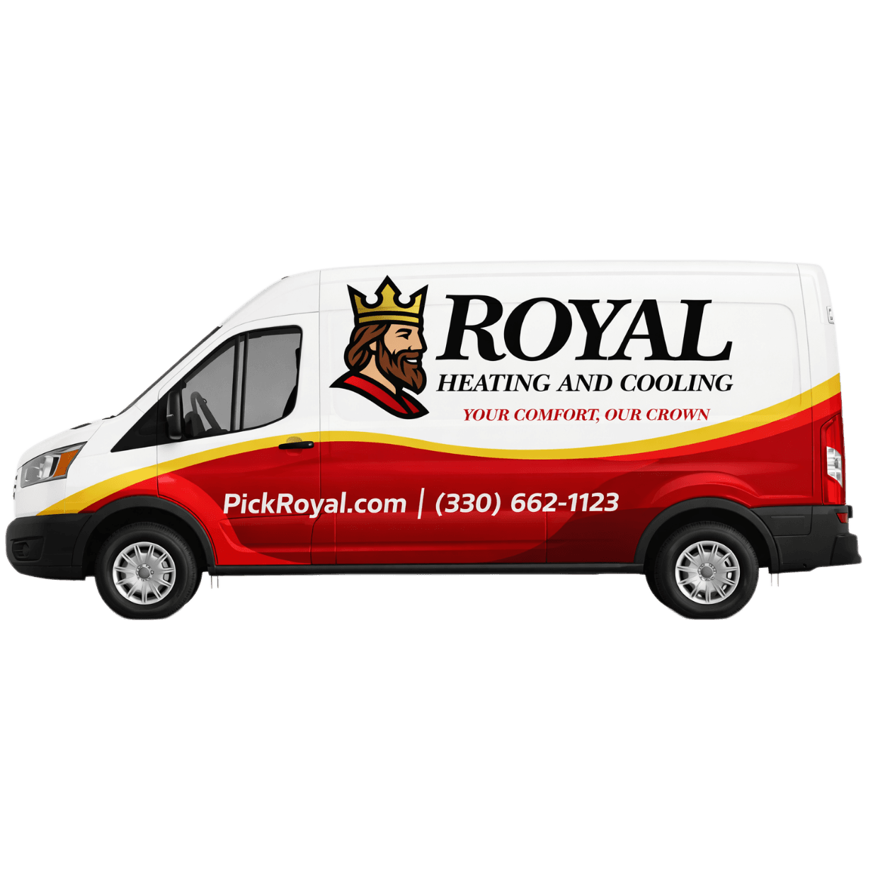 Royal Heating and Cooling Service Van